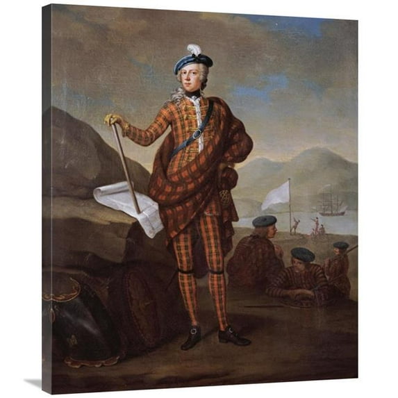Global Gallery 36 in. Prince Charles Edward Stewart Art Print - E. Gill