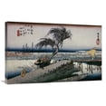thumbnail image 1 of Global Gallery  36 in. Riverscene Art Print - Hiroshige, 1 of 1