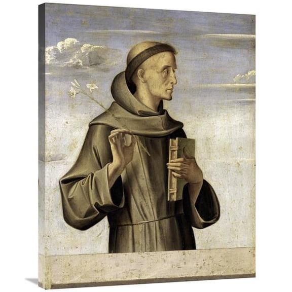 Global Gallery 36 in. Saint Anthony Art Print - Alvise Vivarini