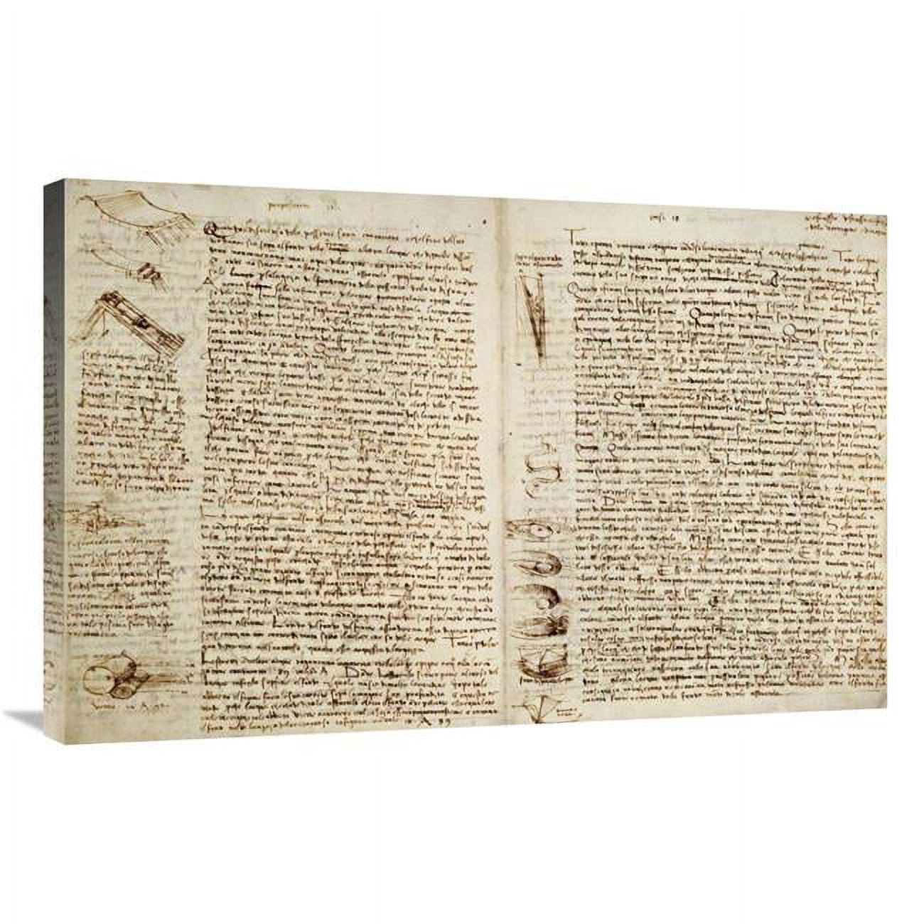 Global Gallery 36 in. The Codex Hammer Art Print - Leonardo Da Vinci ...