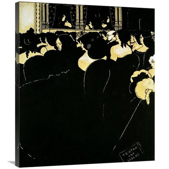 Global Gallery  36 in. Tristan & Isolde - The Yellow Book Art Print - Aubrey Beardsley