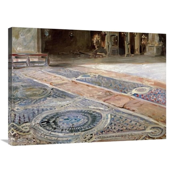 Global Gallery 36 in. Venetian Interior Art Print - John Singer Sargent