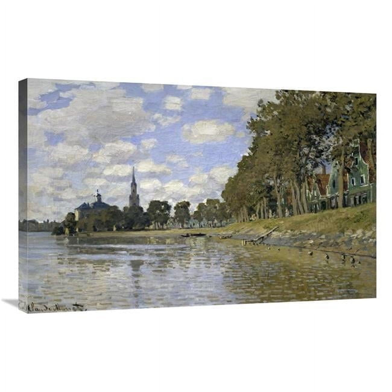Global Gallery 36 in. Zaandam - Holland Art Print - Claude Monet ...