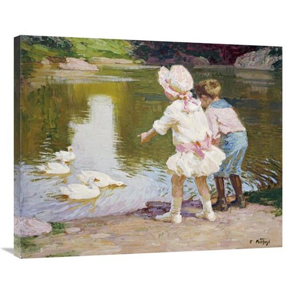 Global Gallery 36 in. in the Park Art Print - Edward Henry Potthast