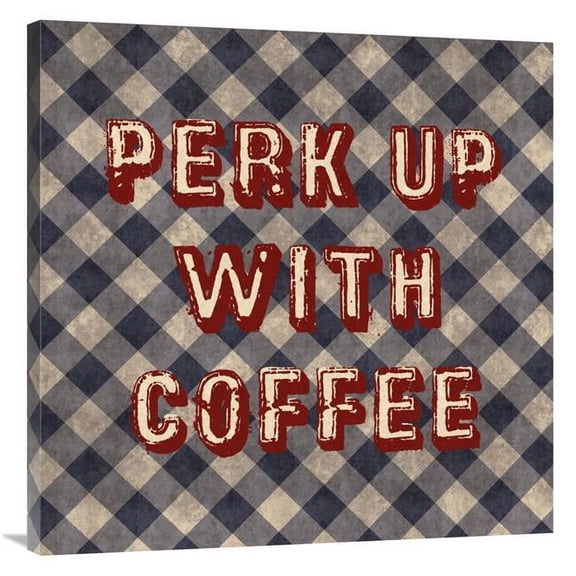 Global Gallery 36 x 36 in. Perk Up with Coffee Art Print - BG.Studio