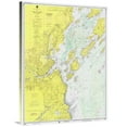 thumbnail image 1 of Global Gallery  40 in. Nautical Chart - Portland Harbor & Vicinity CA. 1974 Art Print - NOAA Historical Map & Chart Collection, 1 of 1