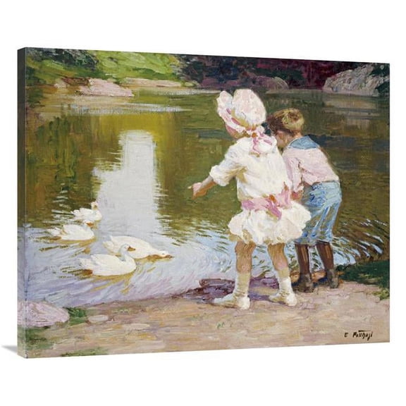 Global Gallery 40 in. in the Park Art Print - Edward Henry Potthast
