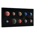 thumbnail image 1 of Global Gallery  44 in. Artist Impression of Hot Jupiter Exoplanets - Unannotated Art Print - NASA, 1 of 1