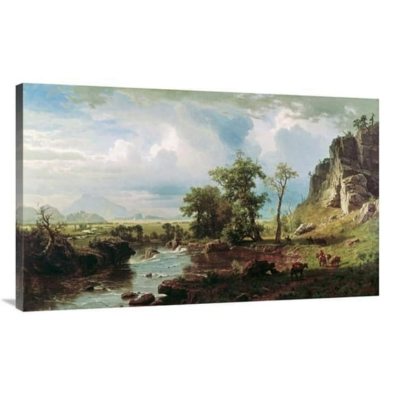 Global Gallery  44 in. Platte River Art Print - Albert Bierstadt