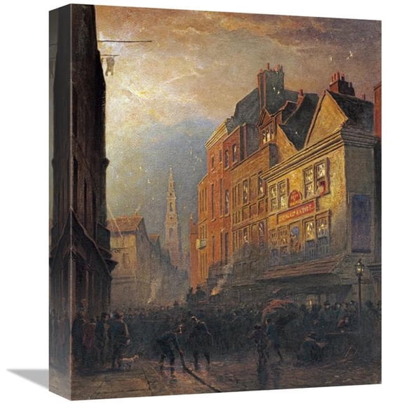 Global Gallery A Fire in Drury Lane Art Print