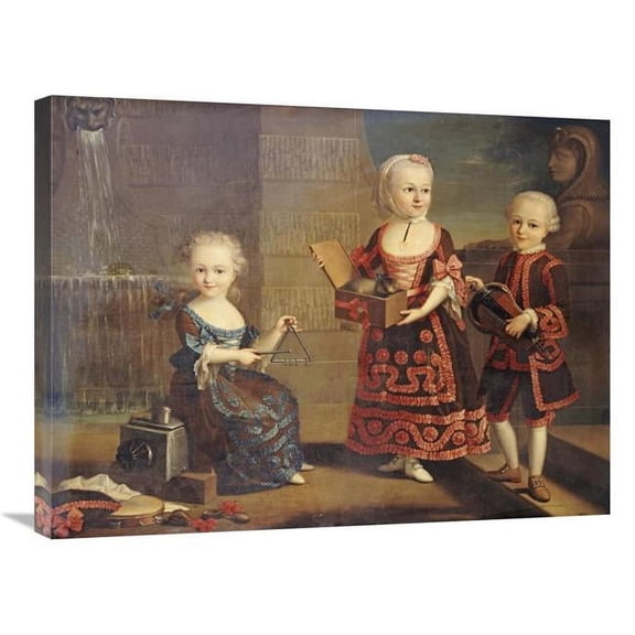 Global Gallery  A Group Portrait of a Girl Art Print