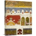 thumbnail image 1 of Global Gallery  A Lady on a Terrace Offers the Ancient Vedic Ritual Sacrifice to Brahma Art Print - Khambavati Ragini - 30in., 1 of 1