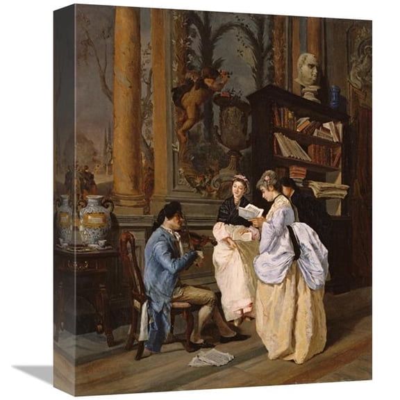 Global Gallery  A Musical Interlude Art Print 16 in.