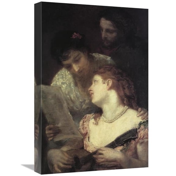 Global Gallery  A Musical Party 1874 Art Print 22in.