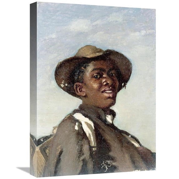 Global Gallery A Negro - Head & Shoulders Art Print
