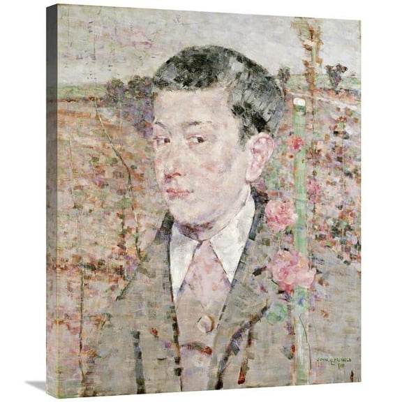 Global Gallery A Portrait of a Boy Art Print