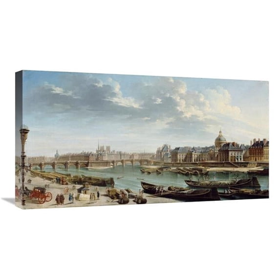 Global Gallery A View of Paris with the Ile De La Cite Art Print - Jean-Baptiste Raguenet