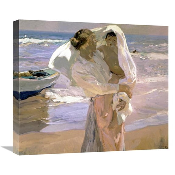 Global Gallery  After the Bath Art Print - Joaquin Sorrolla Y Bastida