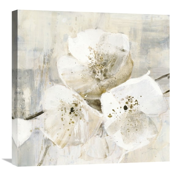 Global Gallery Albena Hristova 'Elegance III Greige' Canvas Wall Art