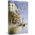 thumbnail image 1 of Global Gallery  Along the Grand Canal Art Print, 1 of 1