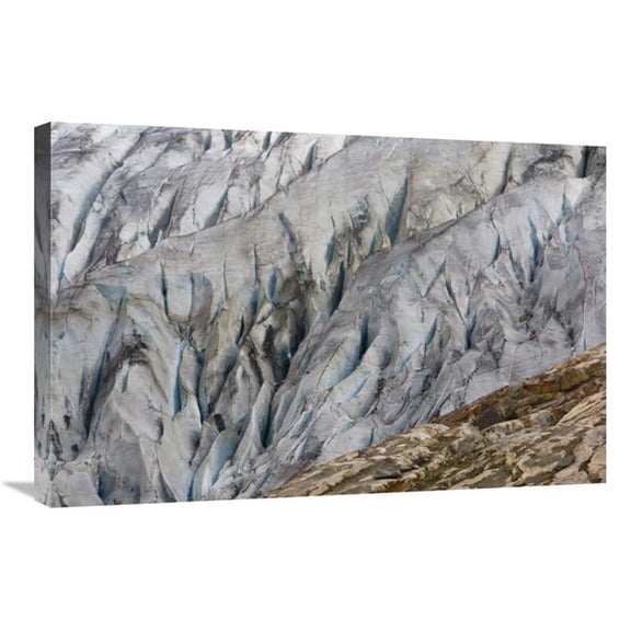Global Gallery Altesch Glacier - Valais - Bernese Alps - Switzerland Art Print - Heike Odermatt