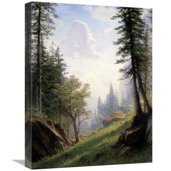 Global Gallery Among the Bernese Alps Art Print - Albert Bierstadt