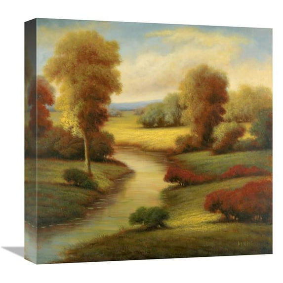Global Gallery Ancienne Riviere II Art Print - Pierre - 18in. x 18in.