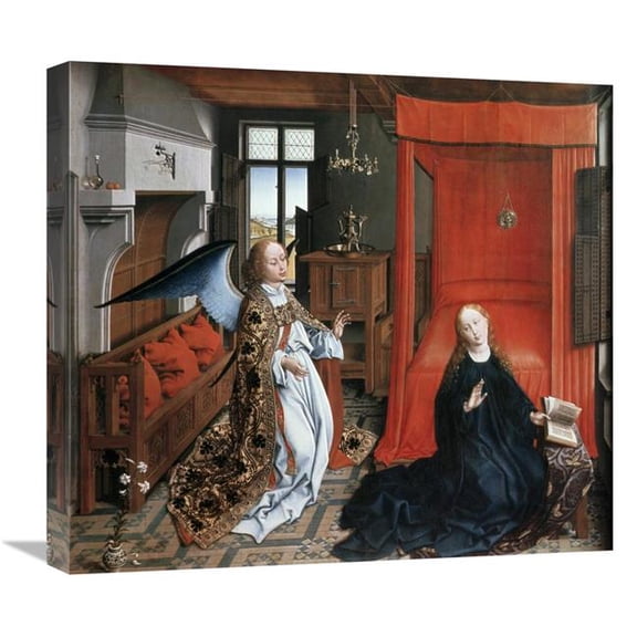 Global Gallery  Annunciation 2 Art Print - Rogier Van Der Weyden