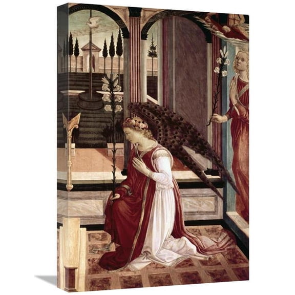 Global Gallery  Annunciation - Detail Art Print - Filippo Lippi