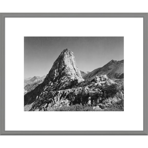 Global Gallery Ansel Adams 'Fin Dome, Kings River Canyon, proposed as a national park, California, 1936' Framed Wall Art