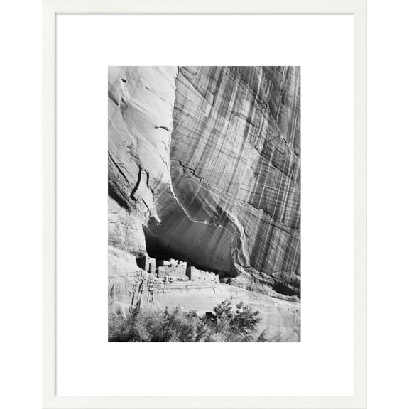 Global Gallery Ansel Adams 'White House Ruin in Canyon de Chelly National Monument, Arizona, 1941' Framed Wall Art