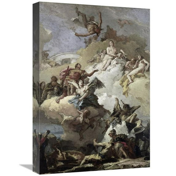 Global Gallery Apotheosis of Aeneas Art Print - Giovanni Battista Tiepolo