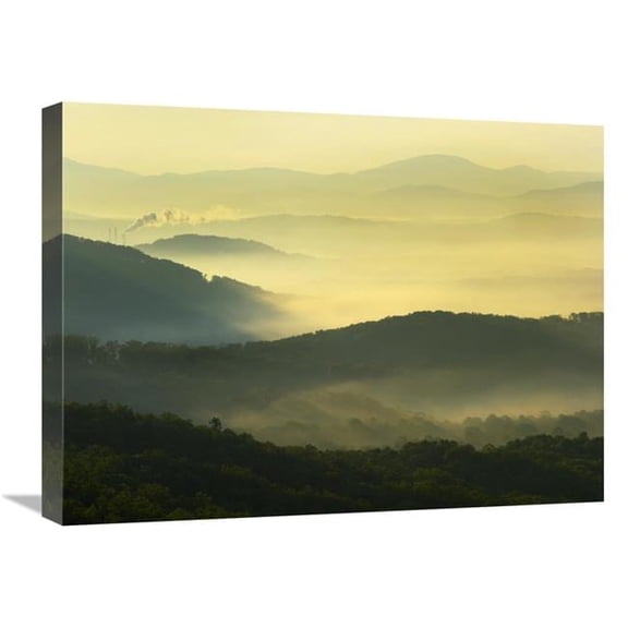 Global Gallery Appalachian Mountains From Doughton Park - Blue Ridge Parkway - North Carolina Art Print - Tim Fitzharris