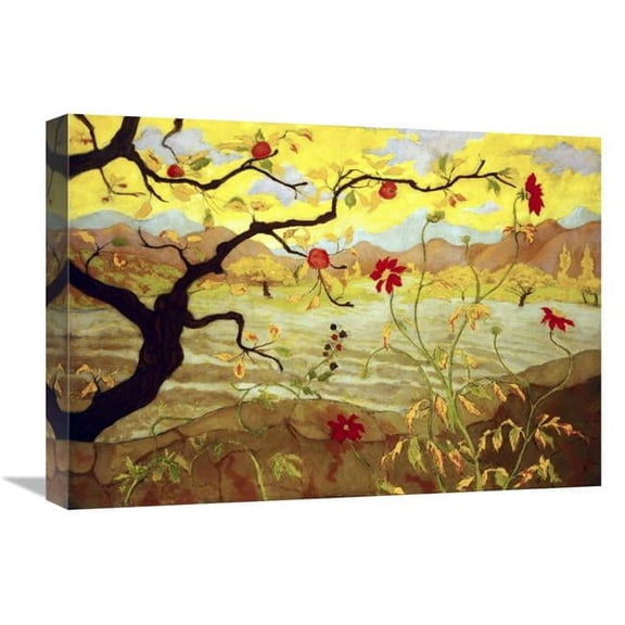 Global Gallery Apple Tree with Red Fruit Art Print - Paul Ranson