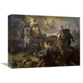 thumbnail image 1 of Global Gallery  Arab Chiefs Challenging To Combat Under a City Ramparts Art Print - Theodore Chasseriau, 1 of 1