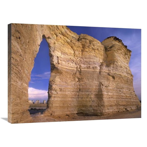 Global Gallery  Arch in Monument Rocks National Landmark - Kansas Art Print - Tim Fitzharris - 24in.x 32in.