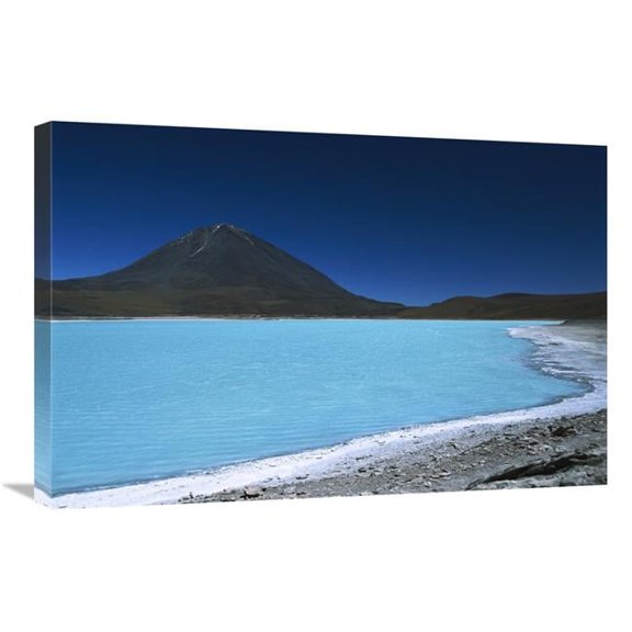 Global Gallery  Arsenic-Laden Laguna Verde & Licancabur Volcano - Bolivia Art Print - Tui De Roy