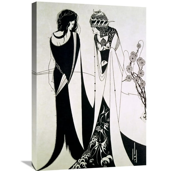 Global Gallery Aubrey Beardsley,'Salome' Stretched Canvas Artwork