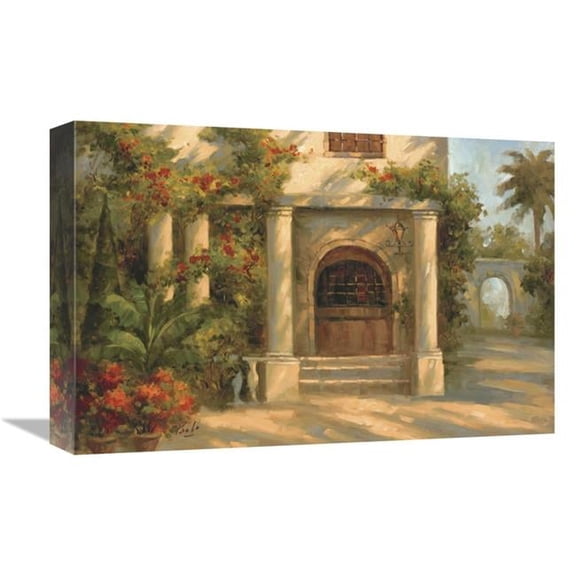 Global Gallery Augustines Courtyard Art Print - Bolo - 12in. x 18in.