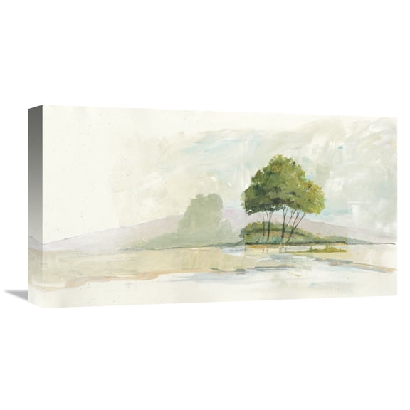 Global Gallery Avery Tillmon 'Lake Front II' Canvas Wall Art
