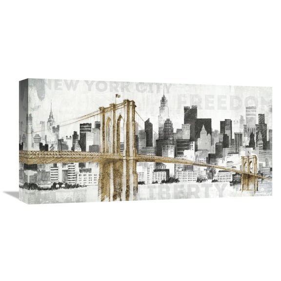 Global Gallery Avery Tillmon 'New York Skyline I' Canvas Wall Art