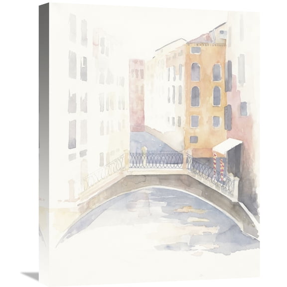 Global Gallery Avery Tillmon 'Venice Crosswalk' Canvas Wall Art