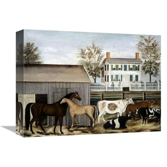 Global Gallery  Barnyard Art Print - A.E. Zeliff