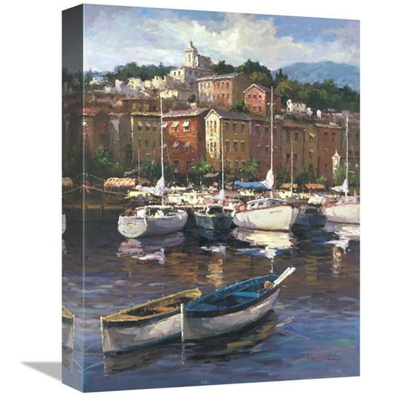 Global Gallery  Bayside Harbor II Art Print - Furtesen - 12in. x 16in.
