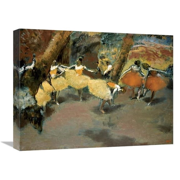 Global Gallery Before the Performance Art Print - Edgar Degas - 22in.