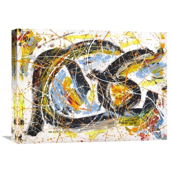 Global Gallery Bob Ferri 'Party Time' Stretch Canvas Artwork