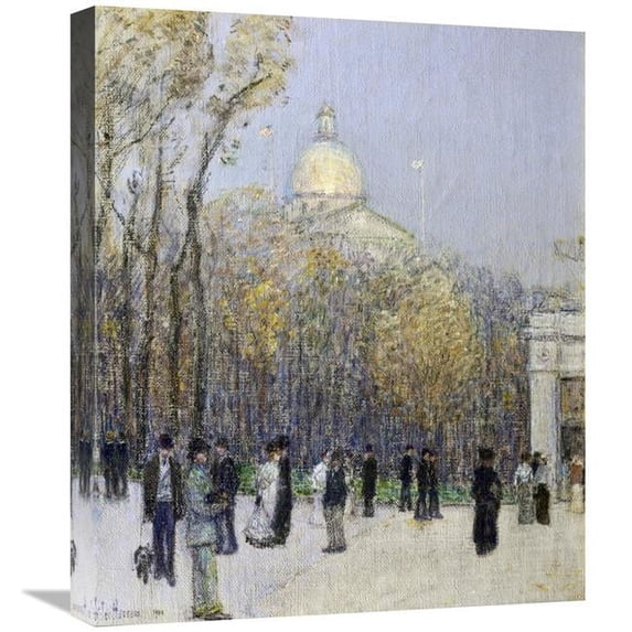 Global Gallery Boston Commons Art Print - Childe Hassam