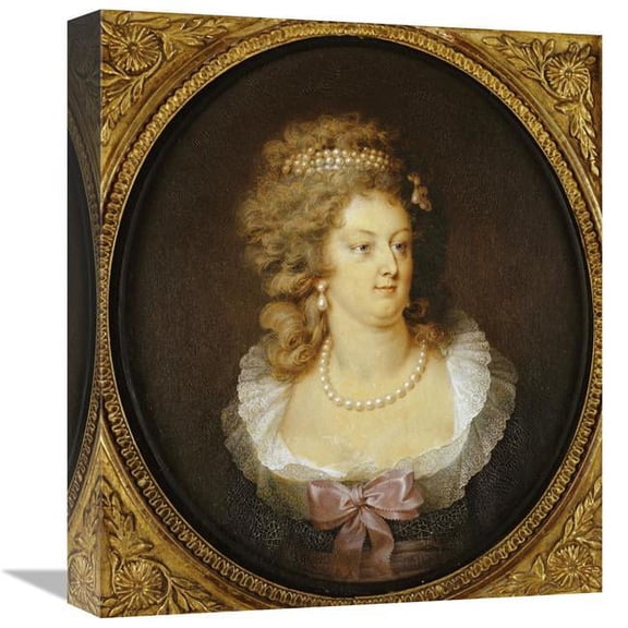 Global Gallery  Bust Portrait of Marie-Antoinette Art Print - Jean Guerin