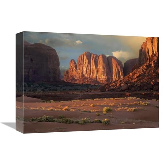 Global Gallery Camel Butte Rising From the Desert Floor - Monument Valley - Arizona Art Print - Tim Fitzharris