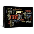 thumbnail image 1 of Global Gallery  Cat Words 2 Art Print - BG.Studio, 1 of 1